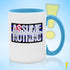 Assume Nothing Leather Pride Flag Color Accent Mug