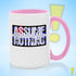 Assume Nothing Leather Pride Flag Color Accent Mug