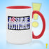 Assume Nothing Leather Pride Flag Color Accent Mug
