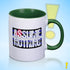 Assume Nothing Leather Pride Flag Color Accent Mug