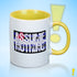 Assume Nothing Leather Pride Flag Color Accent Mug