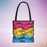 Pansexual Pride Waves Tote Bag