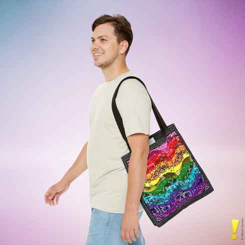 Original LGBTQ Pride Waves Tote Bag