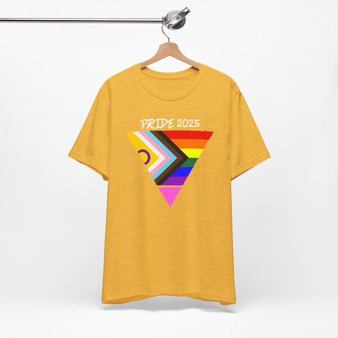 Personalized Pride Triangle: Your Flag, Your Voice T-Shirt
