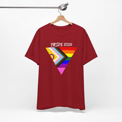Personalized Pride Triangle: Your Flag, Your Voice T-Shirt