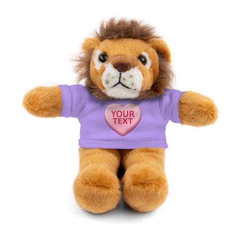 Personalized Candy Heart Stuffed Animal with Tee