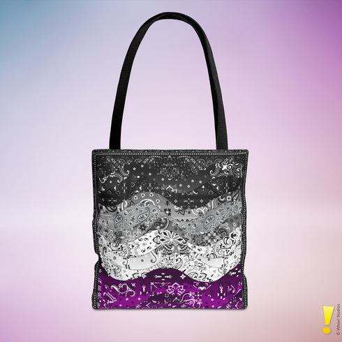 Asexual Pride Waves Tote Bag