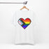 8-Bit Love Pixel Heart Custom Pride Flag Tee