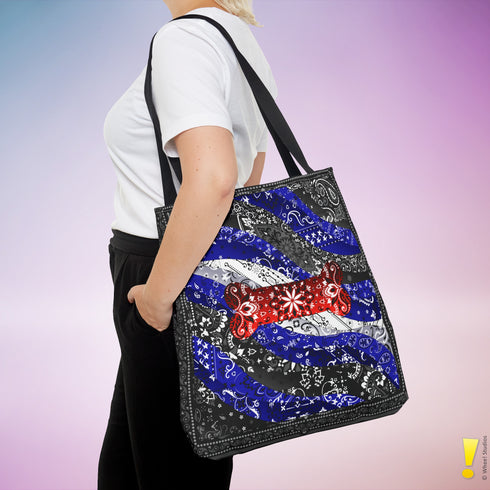 Puppy Pride Waves Tote Bag