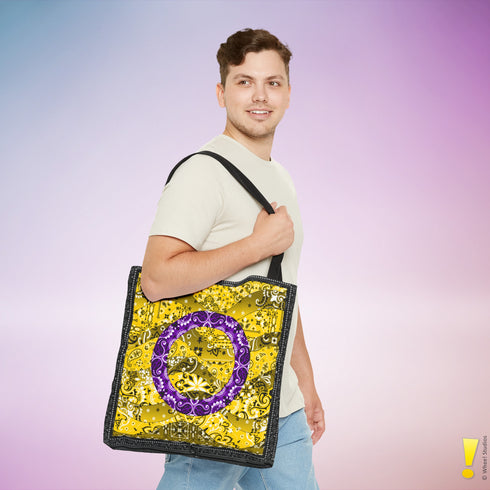 Intersex Pride Waves Tote Bag