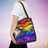 LGBTQ Progress Pride Waves Tote Bag