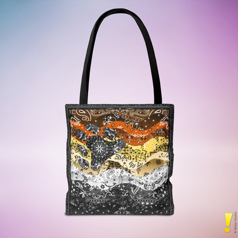 Bear Pride Waves Tote Bag