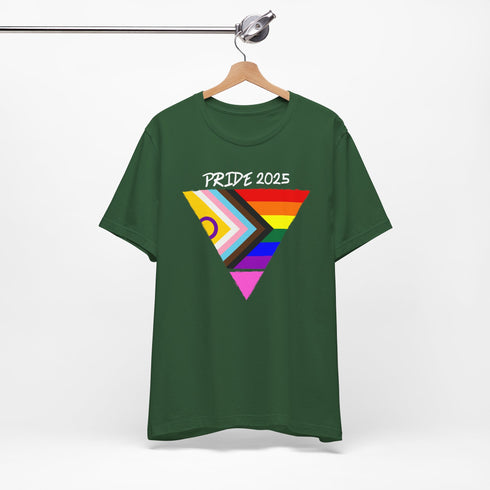 Personalized Pride Triangle: Your Flag, Your Voice T-Shirt