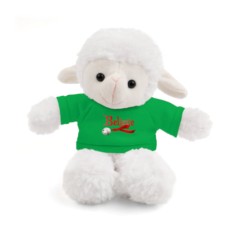 Believe Jingle Bell Stuffed Animals with Tee
