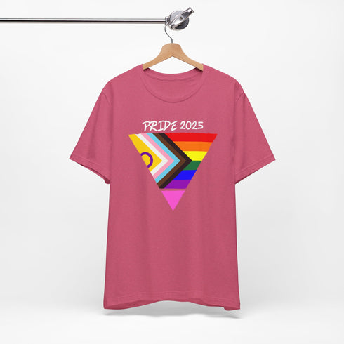 Personalized Pride Triangle: Your Flag, Your Voice T-Shirt