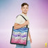 Bigender Pride Waves Tote Bag