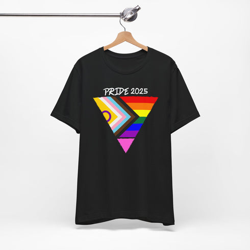 Personalized Pride Triangle: Your Flag, Your Voice T-Shirt