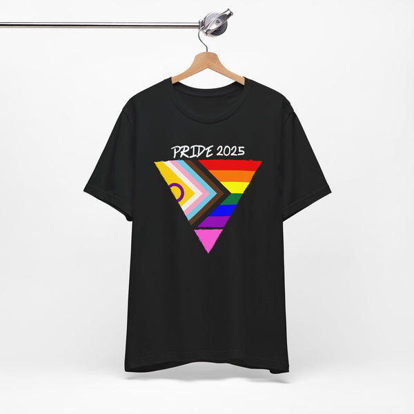 Personalized Pride Triangle: Your Flag, Your Voice T-Shirt