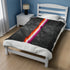 Grunge Lesbian Pride Flag Stripe Velveteen Plush Blanket
