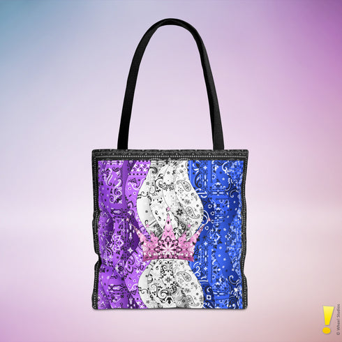 Drag Pride Waves Tote Bag