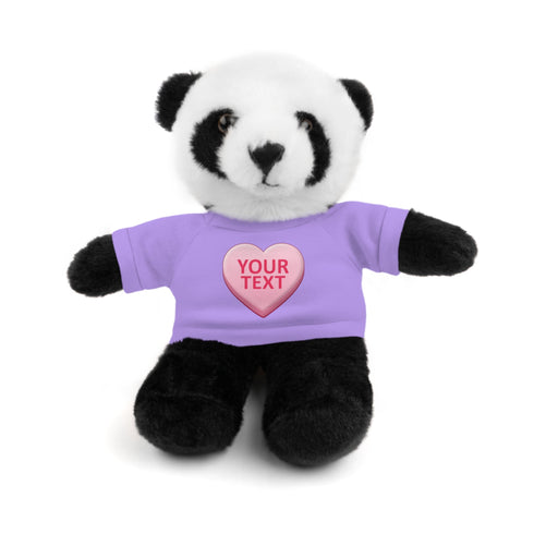 Personalized Candy Heart Stuffed Animal with Tee