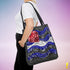 Leather Pride Waves Tote Bag