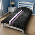 Grunge Demisexual Pride Flag Stripe Velveteen Plush Blanket