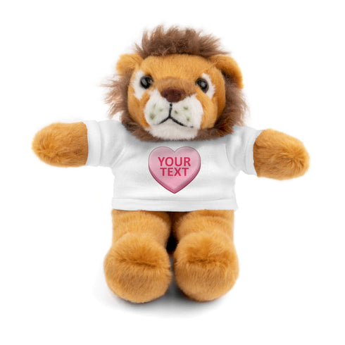 Personalized Candy Heart Stuffed Animal with Tee