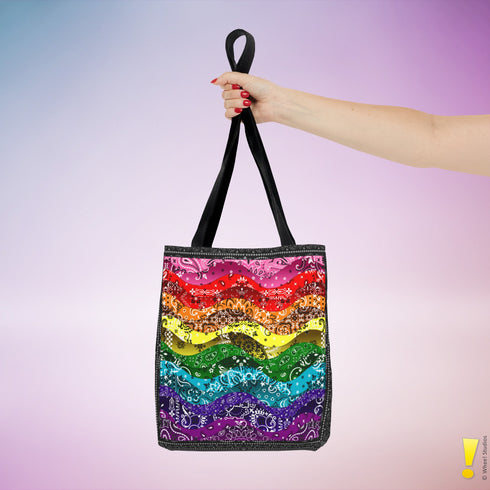Original LGBTQ Pride Waves Tote Bag