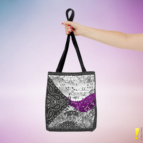 Demisexual Pride Waves Tote Bag