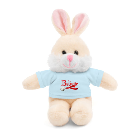 Believe Jingle Bell Stuffed Animals with Tee