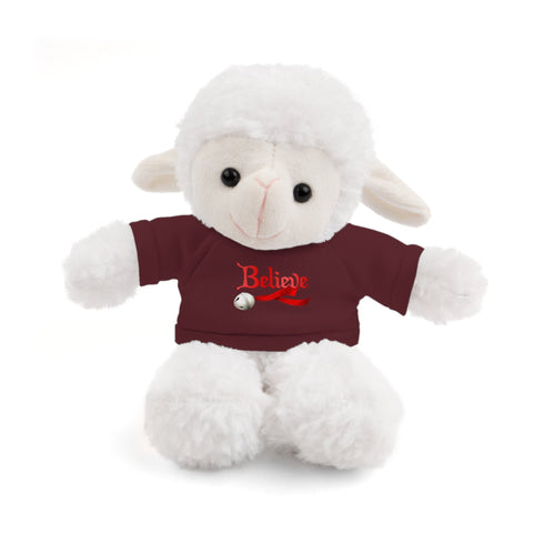 Believe Jingle Bell Stuffed Animals with Tee
