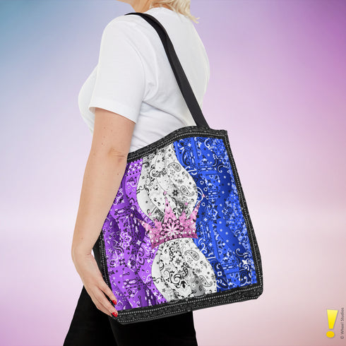 Drag Pride Waves Tote Bag