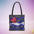 Leather Pride Waves Tote Bag