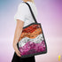 Lesbian Pride Waves Tote Bag
