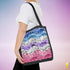 Bigender Pride Waves Tote Bag