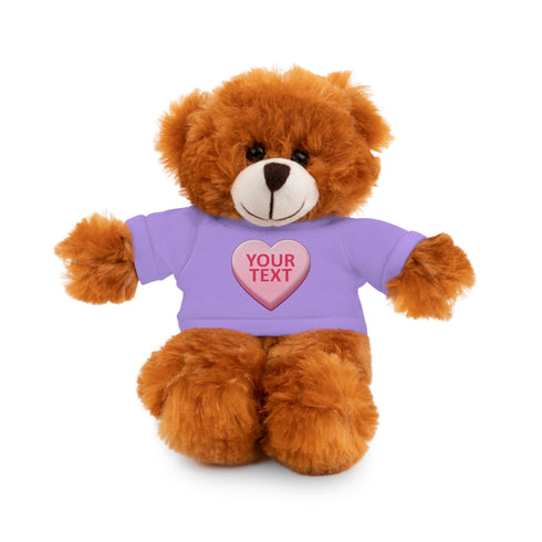 Personalized Candy Heart Stuffed Animal with Tee