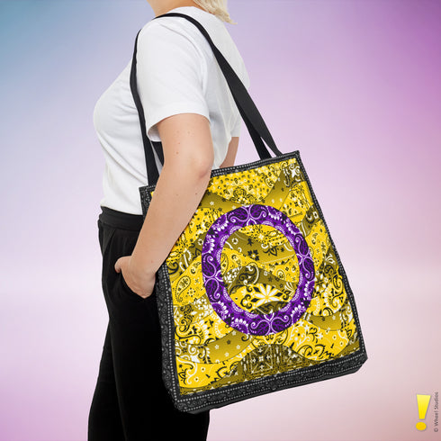 Intersex Pride Waves Tote Bag