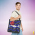 Leather Pride Waves Tote Bag