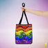 LGBTQ Rainbow Pride Waves Tote Bag