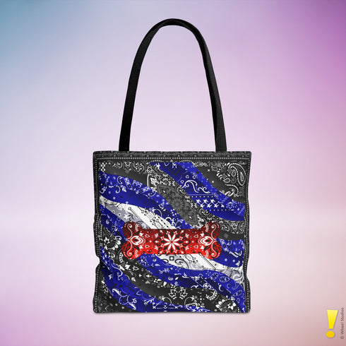 Puppy Pride Waves Tote Bag