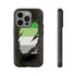 Aromantic Pride Flag Ripped Reveal Tough Case