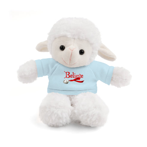 Believe Jingle Bell Stuffed Animals with Tee
