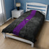 Grunge Lesbian Labrys Pride Flag Stripe Velveteen Plush Blanket