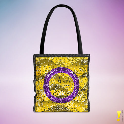 Intersex Pride Waves Tote Bag