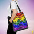 LGBTQ Rainbow Pride Waves Tote Bag