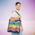 Queer Pride Waves Tote Bag