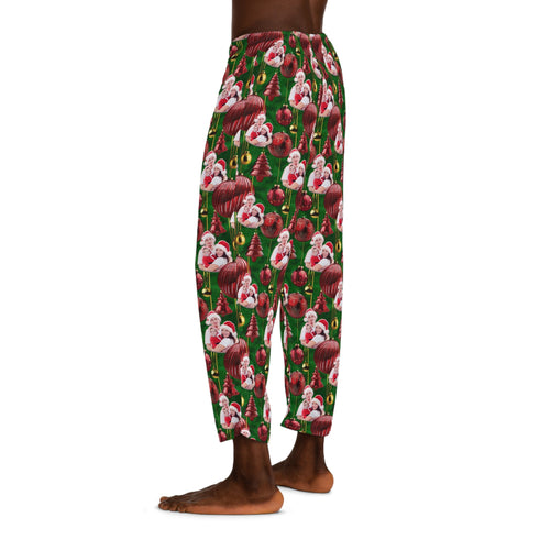 Men's Custom Holiday Ornament Pajama Pants