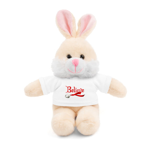 Believe Jingle Bell Stuffed Animals with Tee