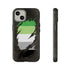 Aromantic Pride Flag Ripped Reveal Tough Case